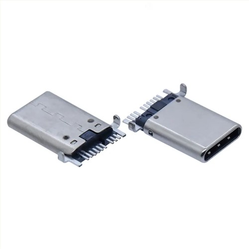 Board lock SMT USB 3.0 Type C Male Connector 9 Pin Thin Model USB OTG C Plug with Position for Power