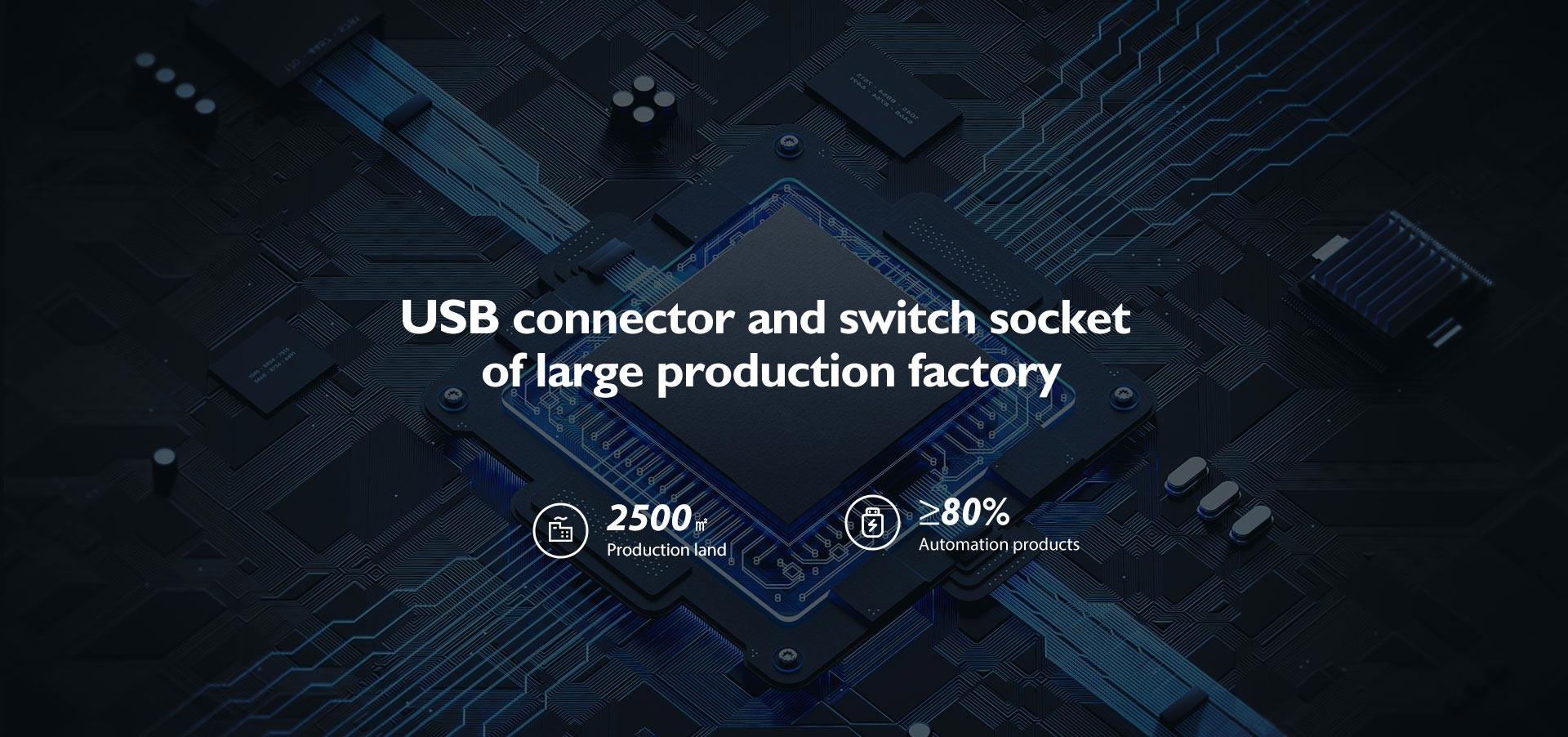 USB connector and switch socket of large production factory