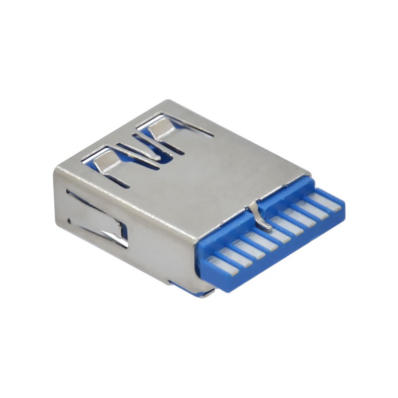 Solder 10P USB 3.0 Type A Female