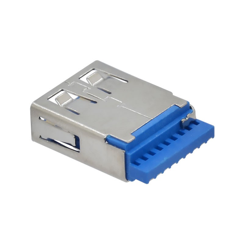 Solder 10P USB 3.0 Type A Female