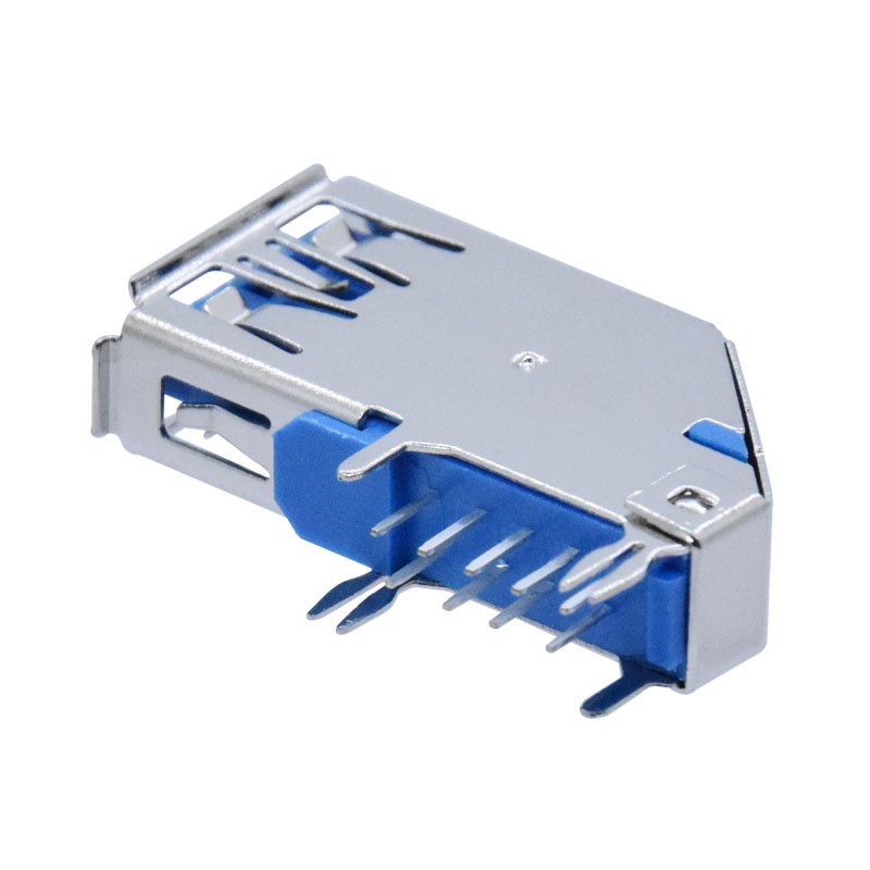 Upright 90° USB 3.0 Type A Female