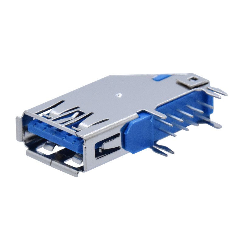 Upright 90° USB 3.0 Type A Female