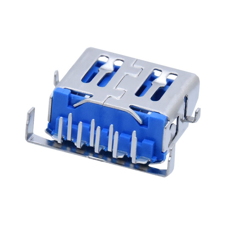 Reverse Series Bevel USB 3.0 Type A Female