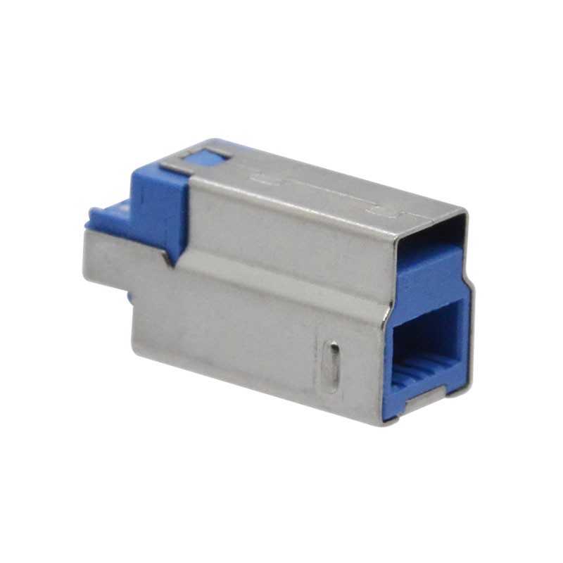 Dual Side Solder USB 3.0 Type B Male