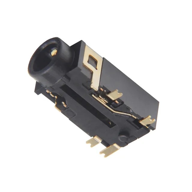 Phone jack PJ342W 3.5MM Vertical socket 5Pin Stereo Female Socket Jack PCB Mount 3.5 Audio Headphone