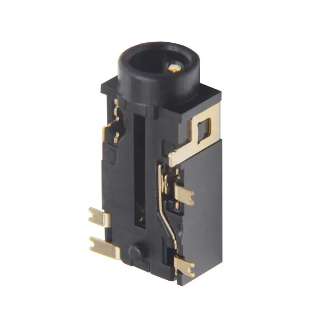 Phone jack PJ342W 3.5MM Vertical socket 5Pin Stereo Female Socket Jack PCB Mount 3.5 Audio Headphone