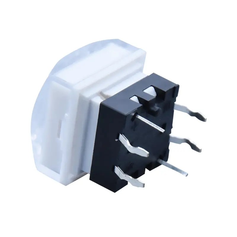Vertical 12x12 Illuminated Tactile Switch Square Push Button 6-pin 12*13.7mm Toggle Tacti