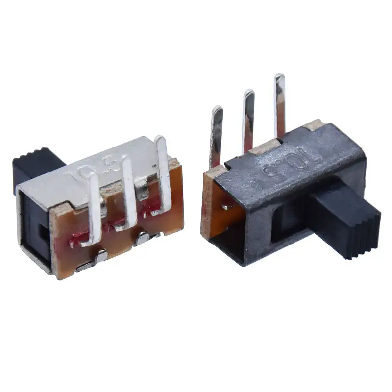 SS12F21 Slide Switches 2 Ways SPDT EG 8 Pin 0.5A 50V 1P2T Right Angle Mini Toggle Switch For