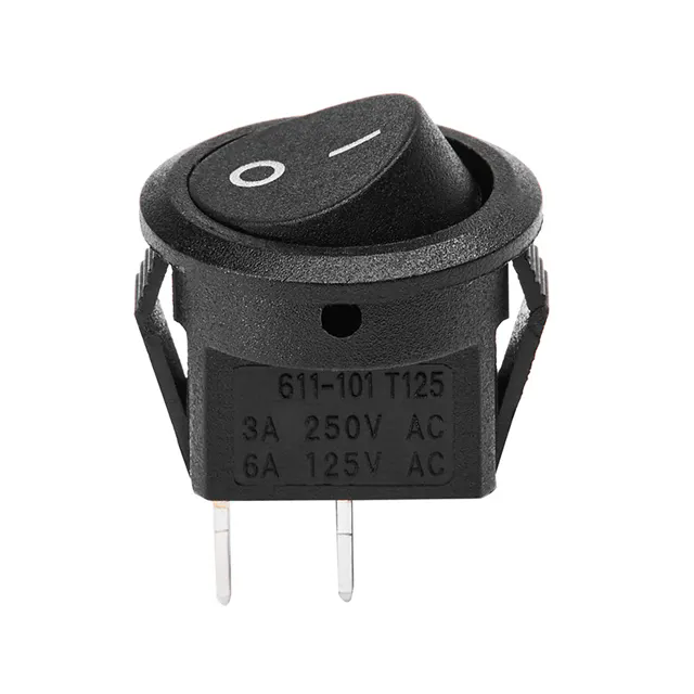 KCD1-1051 Rocker Switches 15mm 20mm SPST 2 Pin 2 Way ON-OFF KCD1-10510 3A/250V 6A/125V AC Pu