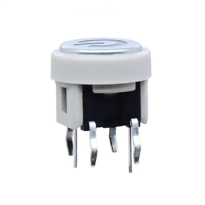 Vertical 6 pin illuminate tactile switch 6*7.2*8.4mm Customizable LED tact switch