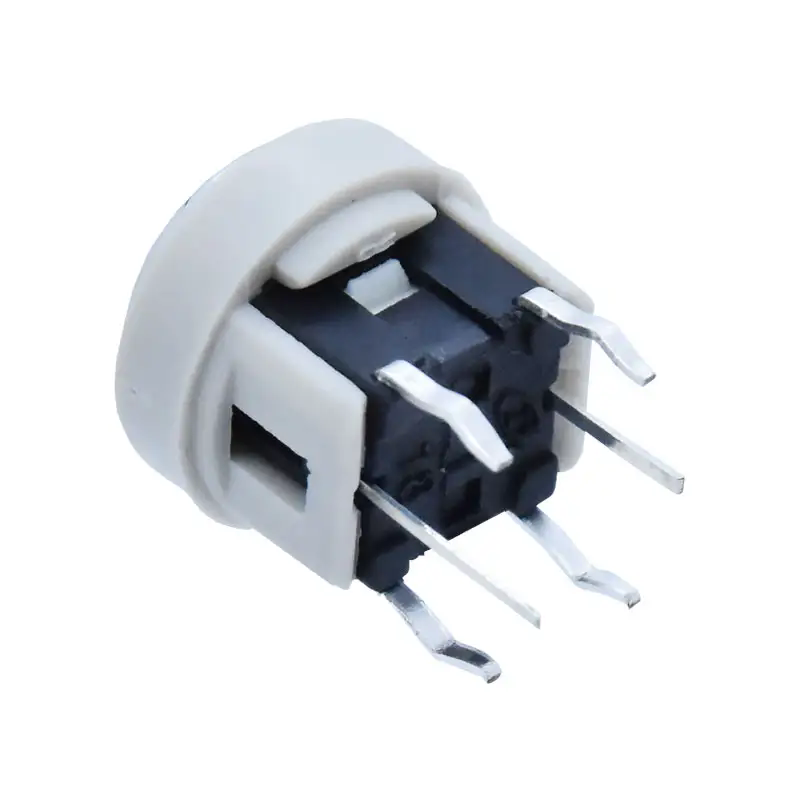 Vertical 6 pin illuminate tactile switch 6*7.2*8.4mm Customizable LED tact switch