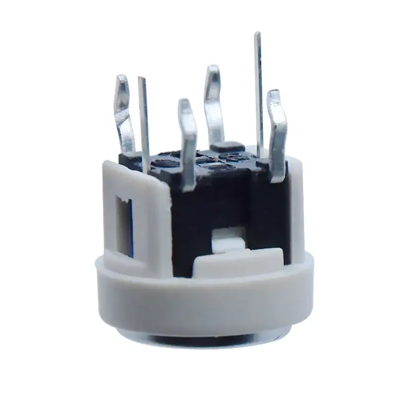 Vertical 6 pin illuminate tactile switch 6*7.2*8.4mm Customizable LED tact switch