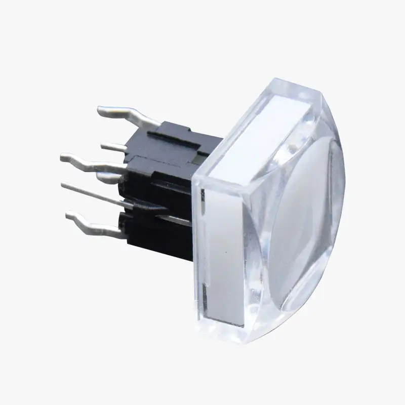 Illuminated Tact Switches 6 x 9 Vertical 6*9*12.7 Tactile Switch with LED 6 Pin Push Button