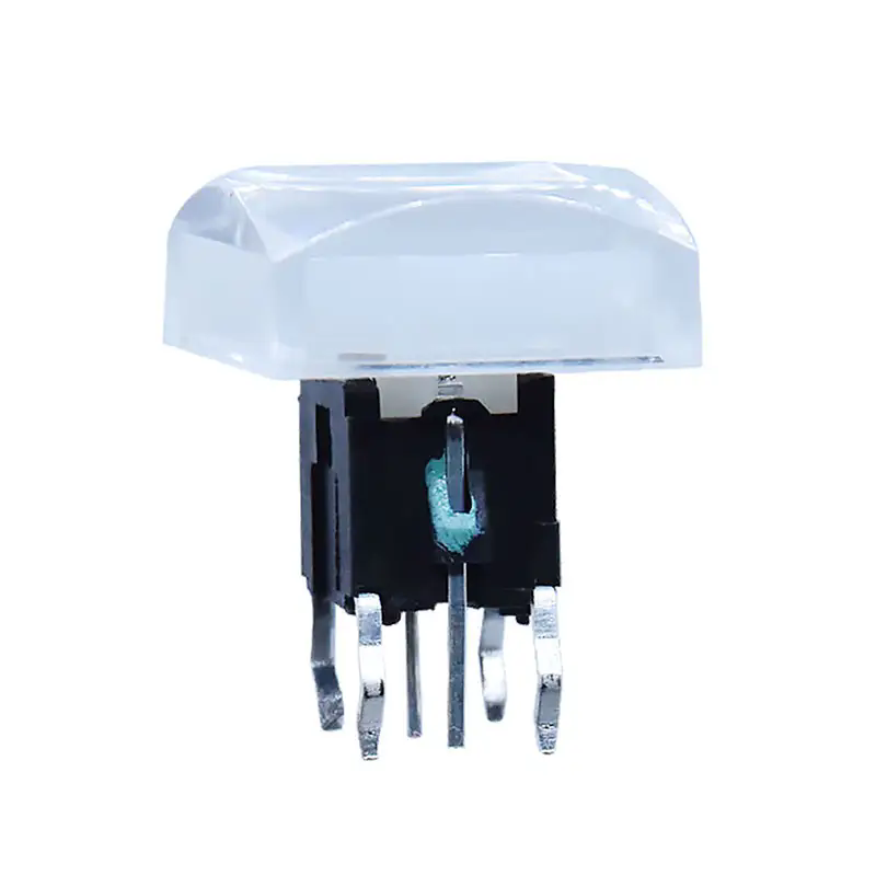 Illuminated Tact Switches 6 x 9 Vertical 6*9*17 LED Tactile Switch with Key Caps 6 Pin RGB P