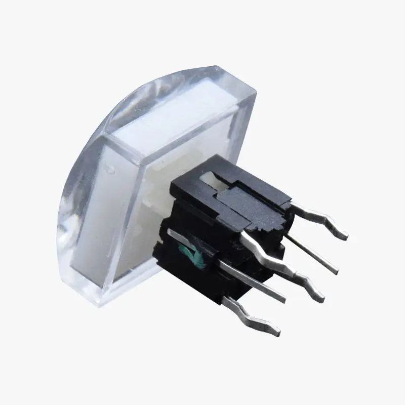 Illuminated Tact Switches 6 x 9 Vertical 6*9*17 LED Tactile Switch with Key Caps 6 Pin RGB P
