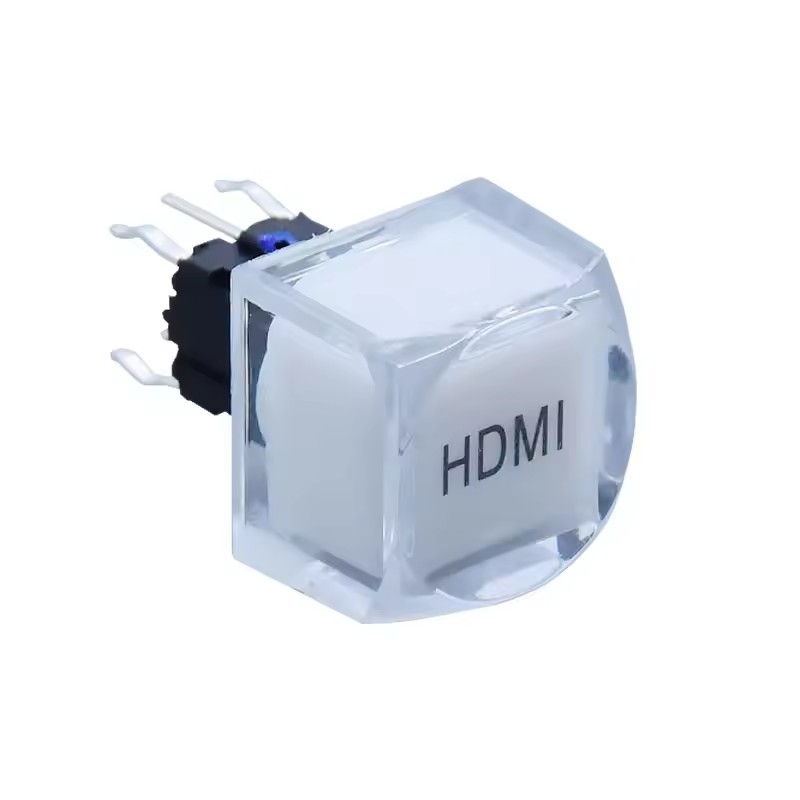 Illuminated Tact Switches 6 x 9 Vertical 6*9*12.7 Tactile Switch with LED 6 Pin Push Button