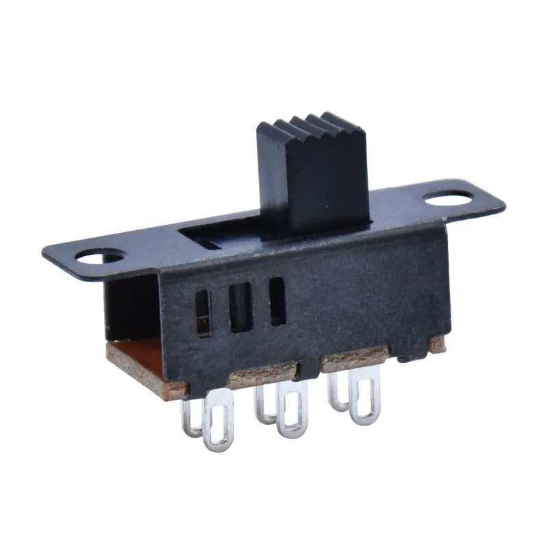 DIP Vertical 2P3T 1P2T SG 3/6 pin Slide switch with Screw Mounting Hole Toggle switch Knob height cu