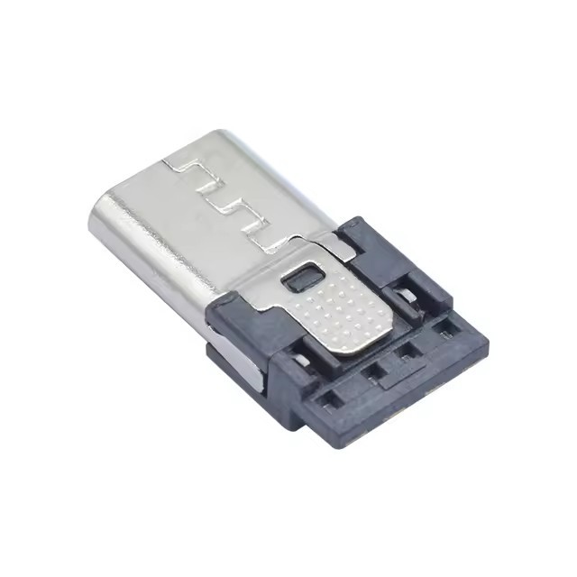 Micro B USB 2.0 Male mounting Connector Plug Solder Type