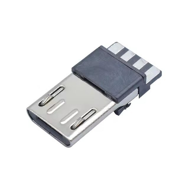 Micro B USB 2.0 Male mounting Connector Plug Solder Type